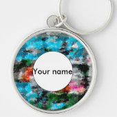 Farbige Textur Schlüsselanhänger (Vorne)