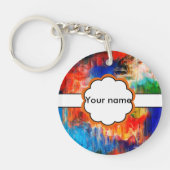 Farbige Textur Schlüsselanhänger (Vorderseite)