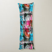 Farbige Textur Seitenschläferkissen (Rückseite (Vertikal))