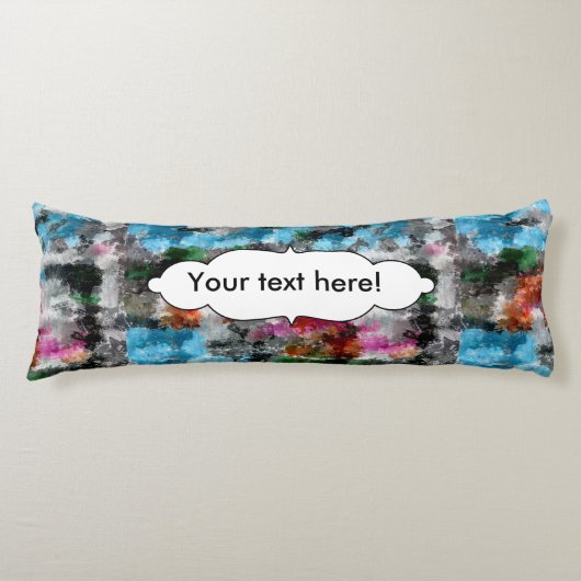 Farbige Textur Seitenschläferkissen (Vorderseite)