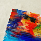 Farbige Textur Strandtuch (Beispiel)