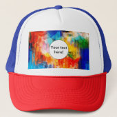 Farbige Textur Truckerkappe (Vorderseite)