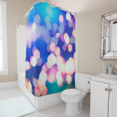 Farbige Textur, verschwommenes Hintergrundbild, Ku Duschvorhang (Beispiel)