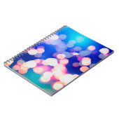 Farbige Textur, verschwommenes Hintergrundbild, Ku Notizblock (Linke Seite)