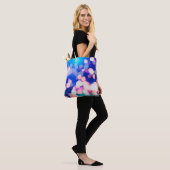 Farbige Textur, verschwommenes Hintergrundbild, Ku Tasche (Am Model)