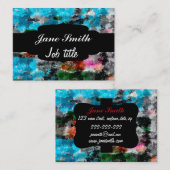 Farbige Textur Visitenkarte (Vorne/Hinten)