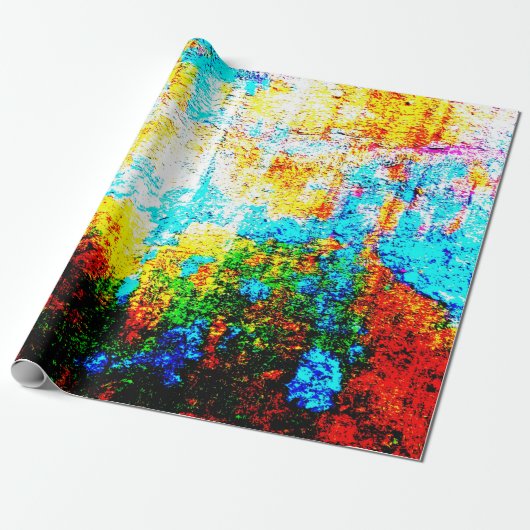 Farbige Texturwirkung. Schöne Abstrakte Decora Geschenkpapier (Ungerollt)