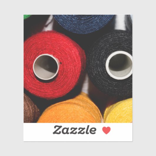 Farbige Threads Aufkleber (Blatt)
