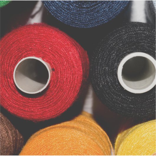 Farbige Threads Aufkleber (Vorderseite)