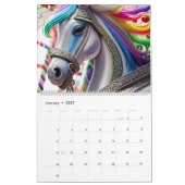 Farbige Tiere Kalender (Jan 2027)