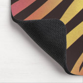 Farbige Tiger Animal Print Mousepad (Ecke)