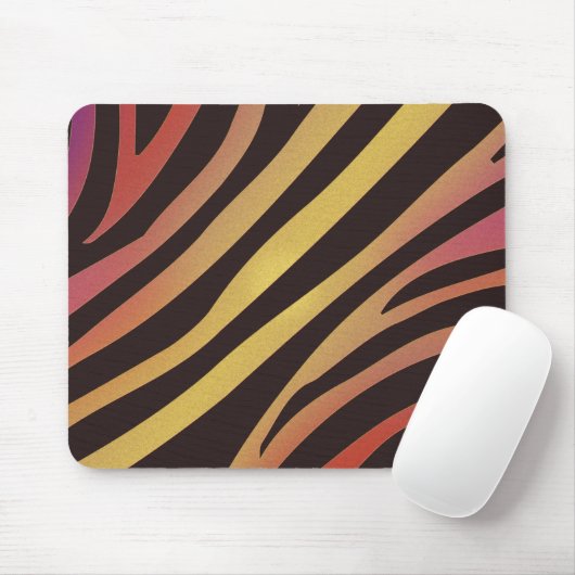 Farbige Tiger Animal Print Mousepad (Mit Mouse)