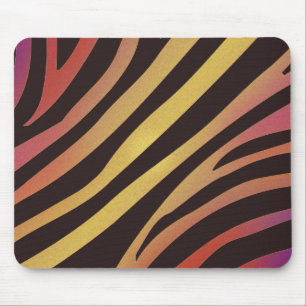 Farbige Tiger Animal Print Mousepad