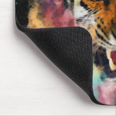 Farbige Tiger Head Mousepad (Ecke)