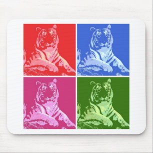 Farbige Tiger Mousepad