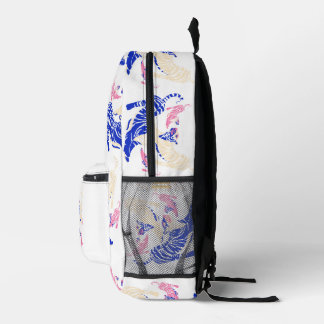 Farbige Tiger Print Backpack Bedruckter Rucksack
