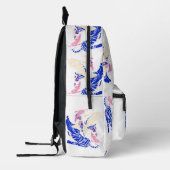 Farbige Tiger Print Backpack Bedruckter Rucksack (Links)