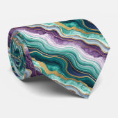 Farbige Tinte Wasserfarben Kunst Krawatte (Gerollt)