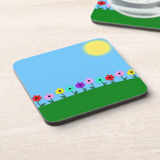 Farbige Tische Getränkeuntersetzer (Linke Seite)