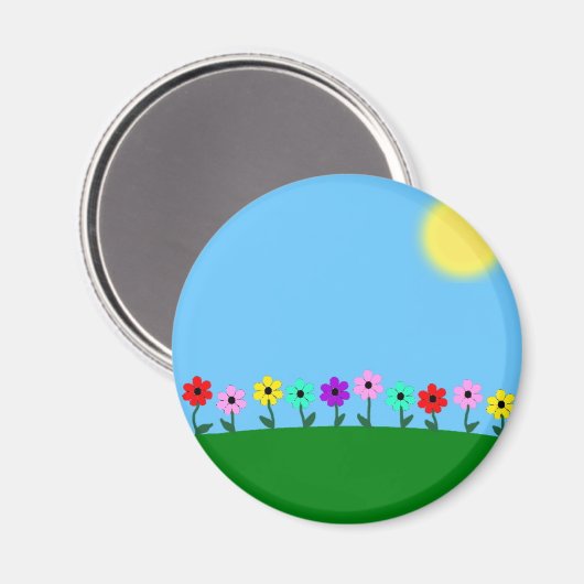 Farbige Tische Magnet (Vorderseite/Rückseite)