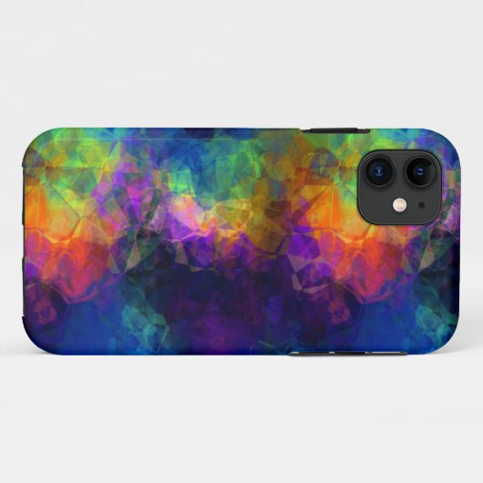 Farbige Tissue Collage Case Mate iPhone Cas (Rückseite (Horizontal))