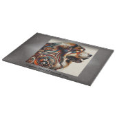 Farbige TM Head Cutting Board Schneidebrett (Ecke)