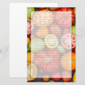 Farbige Tomaten Briefpapier (Vorne/Hinten)