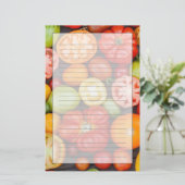 Farbige Tomaten Briefpapier (Stehend Vorderseite)