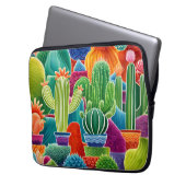 Farbige Töpfe Laptopschutzhülle (Vorderseite Links)