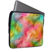 Farbige Tourmaline-Brillen-Textur Laptopschutzhülle (Vorne Rechts)