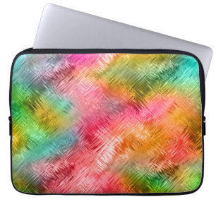 Farbige Tourmaline-Brillen-Textur Laptopschutzhülle