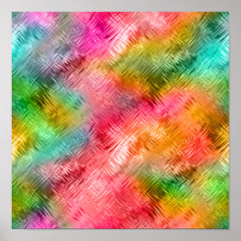 Farbige Tourmaline-Brillen-Textur Poster