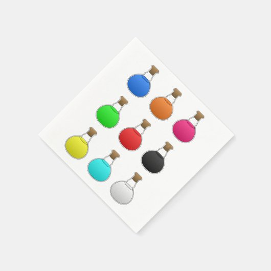 Farbige Tränke Papier Napkins Serviette (Ecke)