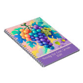 Farbige Trauben für 1. Klasse 2025 Notizblock (Rechte Seite)