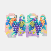 Farbige Trauben Geschenkschachtel (Ungefaltet)