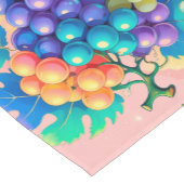 Farbige Trauben Kurzer Tischläufer (Ecke)