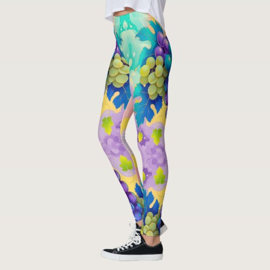 Farbige Trauben Leggings (Links)
