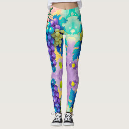 Farbige Trauben Leggings