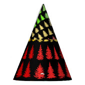 Farbige Trees Party Hat Partyhütchen (Links)