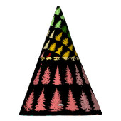 Farbige Trees Party Hat Partyhütchen (Rechts)