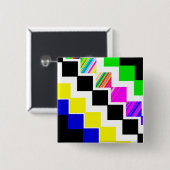 Farbige Treppe Button (Vorne & Hinten)
