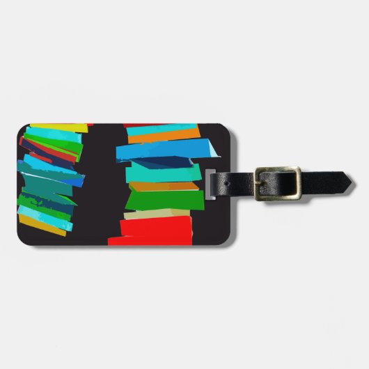 Farbige Treppe Gepäckanhänger (Vorderseite horizontal)