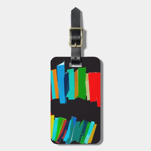 Farbige Treppe Gepäckanhänger (Vorderseite vertikal)