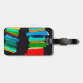 Farbige Treppe Gepäckanhänger (Rückseite horizontal)