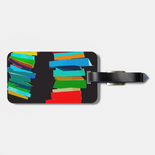 Farbige Treppe Gepäckanhänger (Rückseite horizontal)