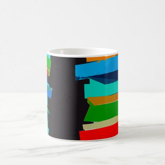 Farbige Treppe Kaffeetasse (Mittel)
