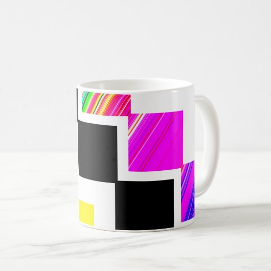 Farbige Treppe Kaffeetasse (VorderseiteRechts)