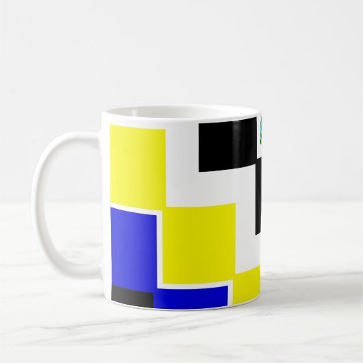 Farbige Treppe Kaffeetasse (Links)