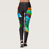 Farbige Treppe Leggings (Rückseite)