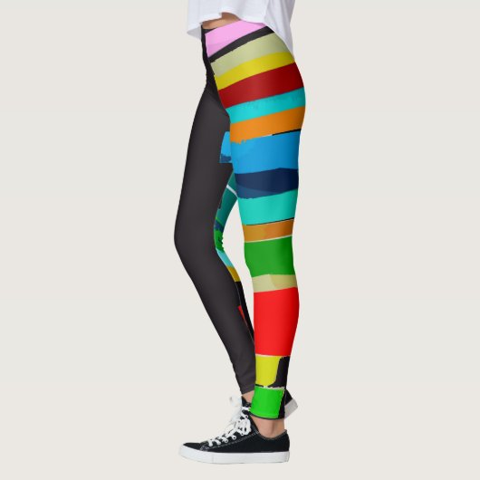 Farbige Treppe Leggings (Links)